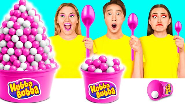 Big, Medium and Small Plate Challenge | Funny Moments