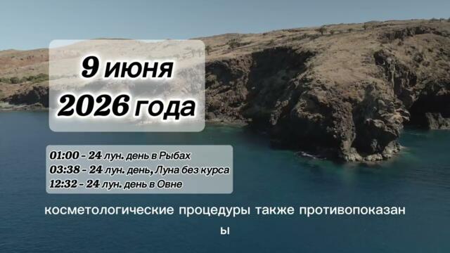 Гороскоп 9 июня 2026 года, лунный день