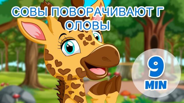 Совы поворачивают головы - 9 мин Giramille | Детские стишки и песенки