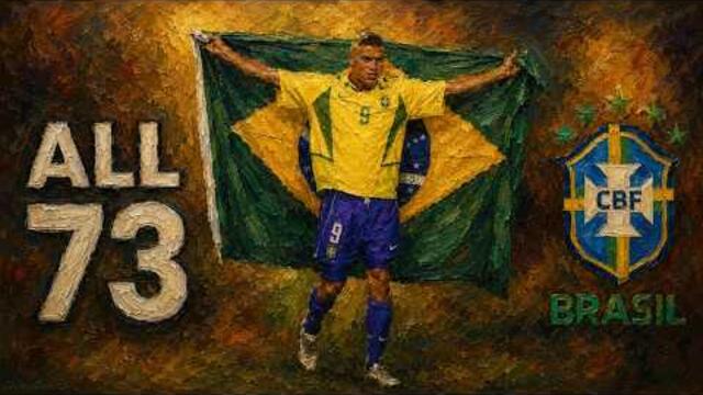 Ronaldo Nazário – All 73 Goals for Brazil (1994–2006) | Every Year