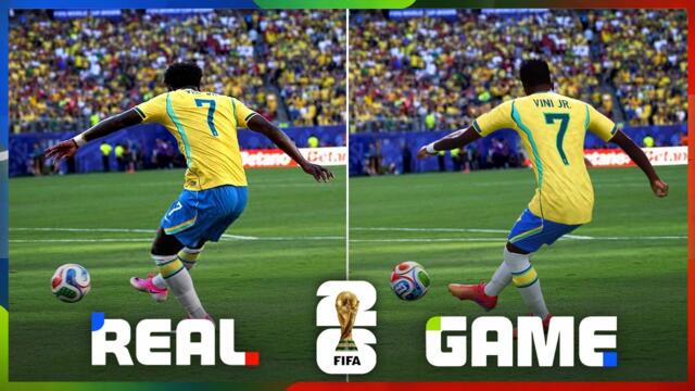 Brazil 1-1 Morocco World Cup (EAFC 26 Recreation)