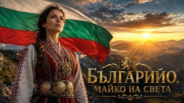 🇧🇬 БЪЛГАРИЙО, МАЙКО НА СВЕТА 🇧🇬 | Най-новият български патриотичен химн