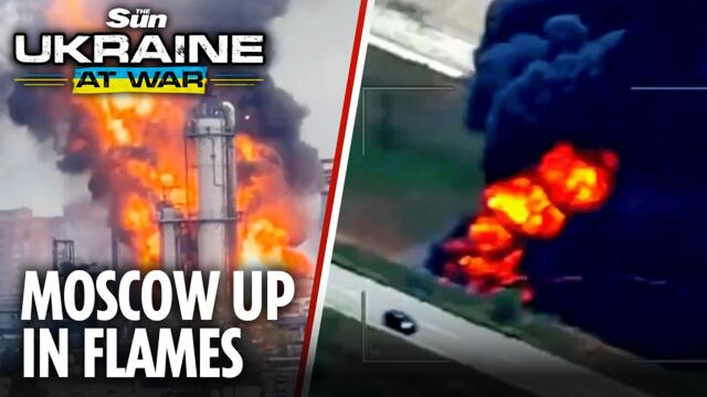 Ukraine blows up oil refinery next to the Kremlin!