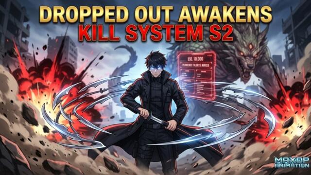 [ENG DUB] Expelled From School, He Awakens SYSTEM in APOCALYPSE Slaughterhouse S2 | Short Anime