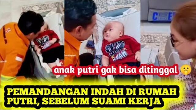 ANAK PUTRI GAK MAU DITINGGAL ‼️ Pemandangan Indah Sang Suami Dan Anaknya