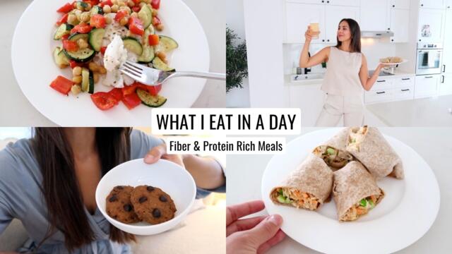 What I Eat To Get Lean | Protein & Fiber Rich Meals | Annie Jaffrey