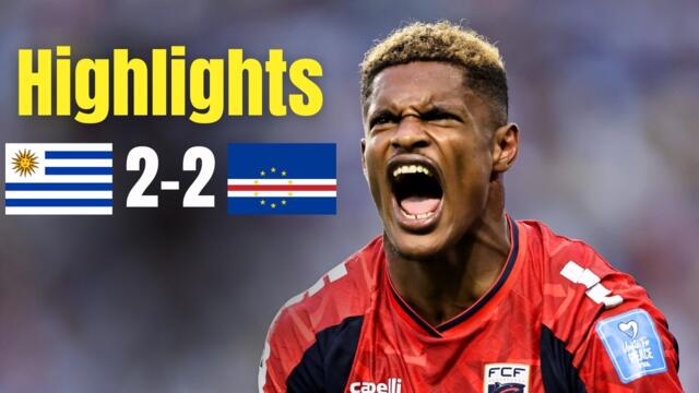 Uruguay vs Cape Verde 2-2 Highlights | Shocking Muslera Mistake Costs Uruguay! 😱