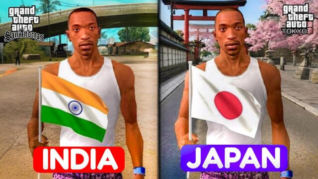 GTA Indian Version vs Japanese Version - The BIGGEST Differences You Didn't Know 😱