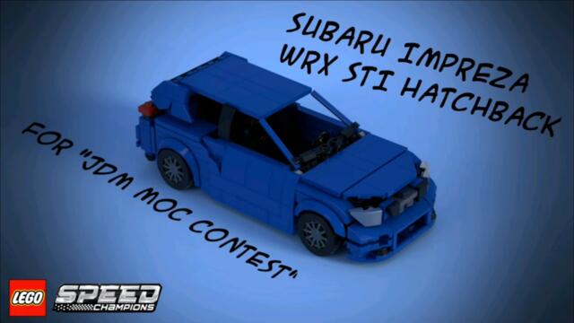 Custom LEGO MOC of Subaru Impreza WRX STI Hachback (Special Edition) (Official 4K Video)