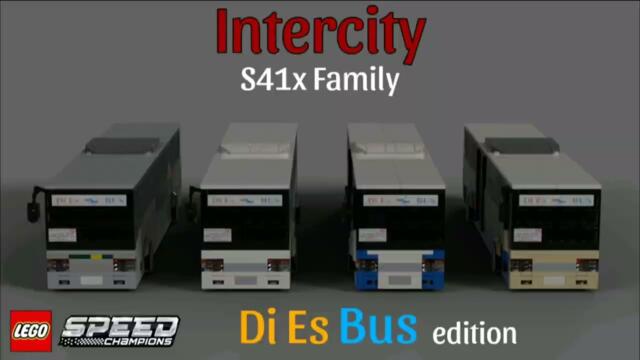 Lego MOC Bundle "Intercity S41x" (Official 4K Video)
