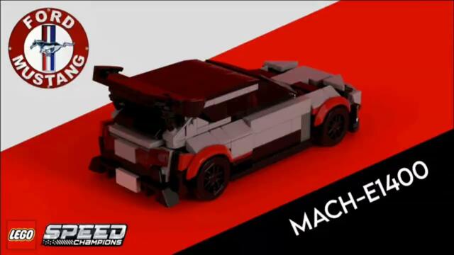 Custom LEGO MOC of Ford Mustang Mach-E1400 (Official HD Video)