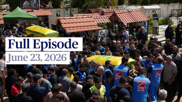 PBS News Hour full episode, June 23, 2026