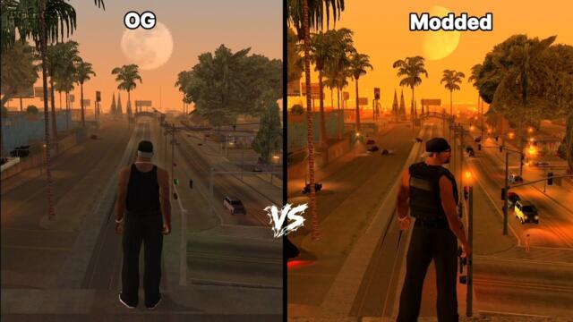 GTA San Andreas: Original vs Modded!