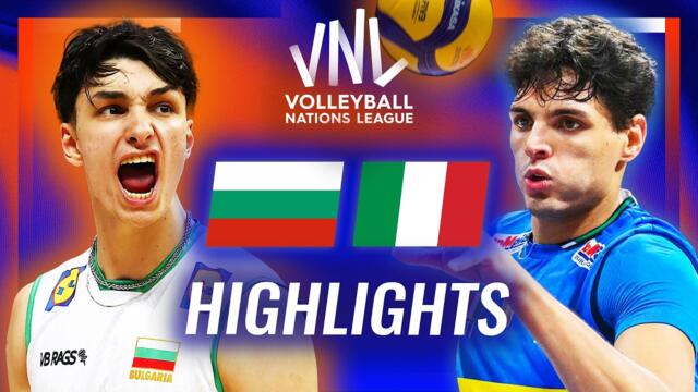 Bulgaria 🇧🇬 vs. Italy 🇮🇹 - Highlights | Week 2 | Men's VNL 2026