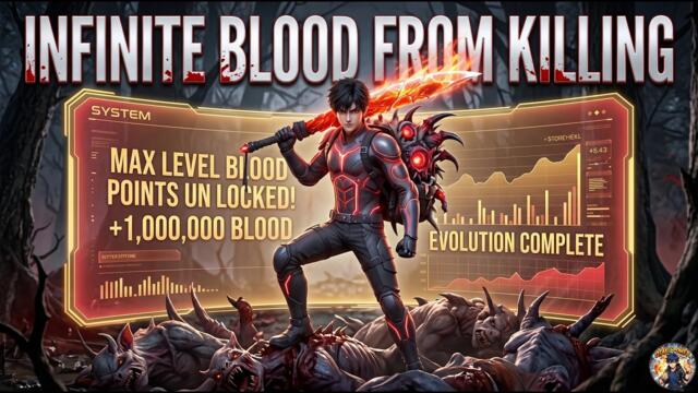[ENG DUB] He Awakens Infinite Blood Upgrade System by Killing Creatures | SYSTEM OPMC