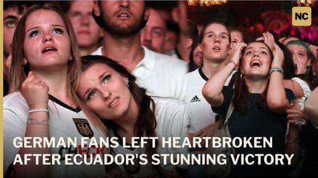 German Fans Left Heartbroken After Ecuador's Stunning Victory | AD1S