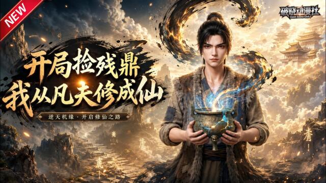 MULTISUB📢新番上线《开局捡残鼎，我从凡夫修成仙》第1~55集丨少年偶得残破神鼎，踏上修仙路，闯深山入坊市逆势踏仙途！#最新漫剧 #破晓动漫社