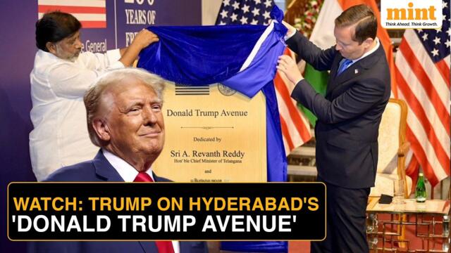 'First U.S. President Honoured This Way': Trump Thanks India After Hyderabad Road Renamed