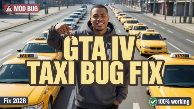 GTA IV Traffic & Taxi Bug Fix | Only Taxis Spawning Issue Solved (2026)