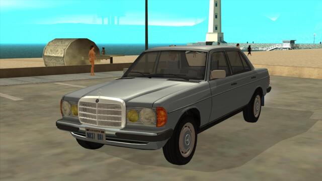 GTA San Andreas [PC] - 1981 Mercedes-Benz 230 W123 Mod