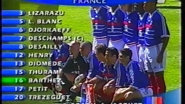 1998 FIFA World Cup - France v. Paraguay (Eightfinals) Part I/II