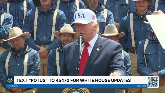 President Trump Delivers Remarks, Jul. 1, 2026