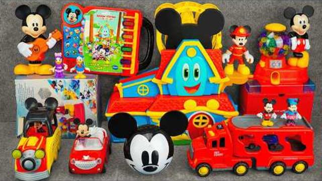 Satisfying with Unboxing Disney Mickey Mouse Jumbo Fun House Playset | Review Toys ASMR