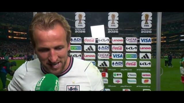Harry Kane Hilarious Post Match Interview VS Mexico