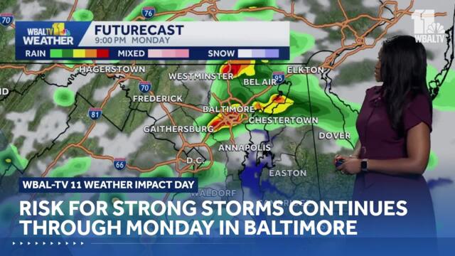 Risk for Strong Storms Continues Through Monday