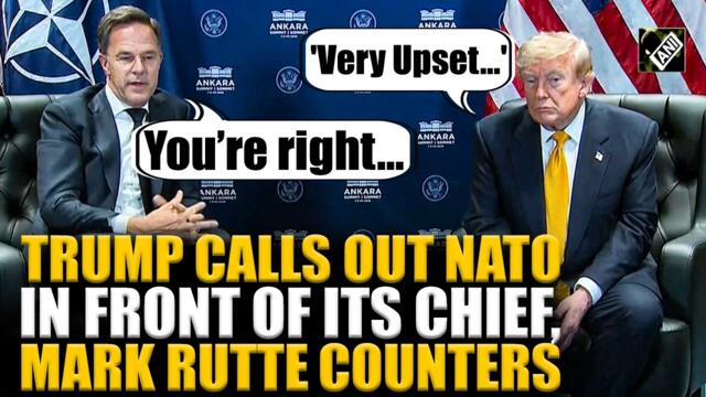 President Trump, NATO Chief Rutte engage in ‘War of Words’ on cam over US spending burden