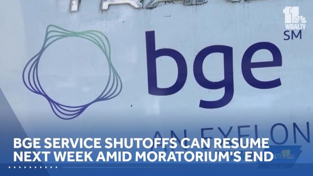 BGE service shutoff moratorium ends next week