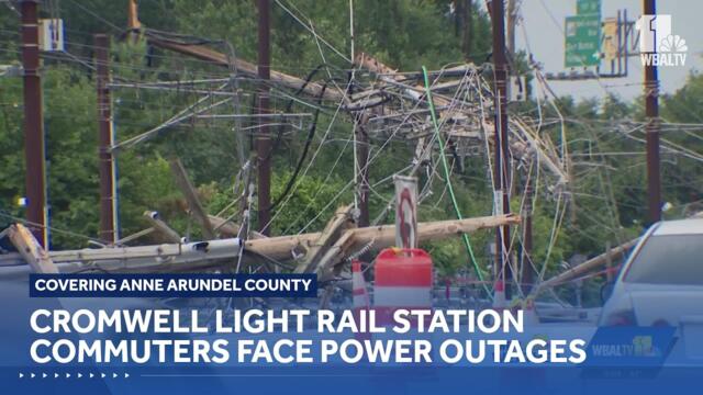 Cromwell Light Rail station commuters face power outages