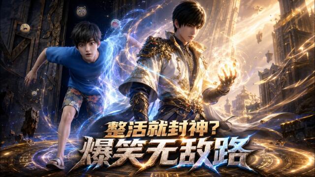 Multi Sub🔥《整活就封神? 爆笑无敌路》全集 | 穿越异世界，萧久绑定「不当人」系统，只要整活就能变强！！#漫剧 #AI #AI漫剧 #anime #donghua