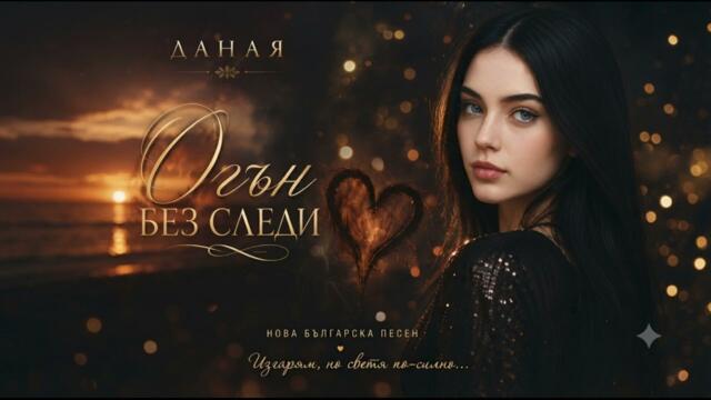 Даная – Огън без следи 🔥 | Нова Българска Поп Фолк Балада 2026