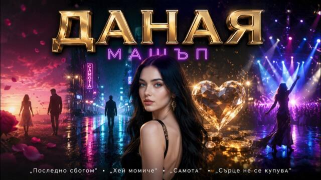 Даная – Машъп 2026 | Последно сбогом • Хей момиче • Самота • Сърце не се купува | Поп-Фолк Хитове