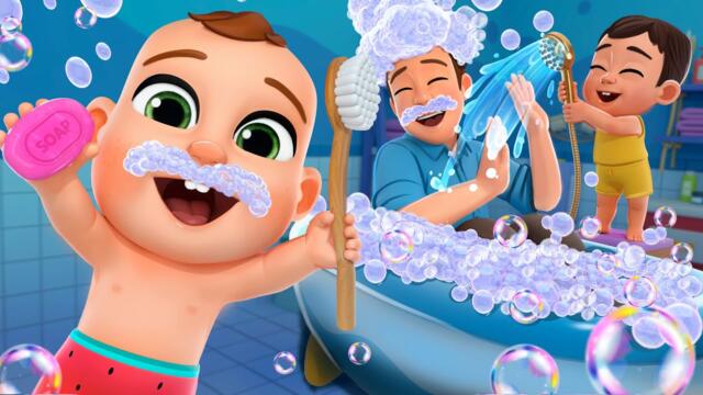 Time for a Bath! 🛁 Hide and Seek + Bubbles Song | Baby Songs & Nursery Rhymes