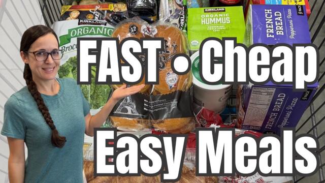 Fast and Easy Meals on a Small Budget | $100 a Week for 4 People