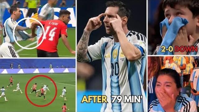Crazy Last 15 Min Come Back From Messi And Argentina