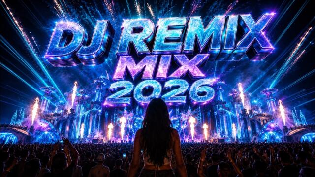 DJ REMIX MIX 2026 - Remixes & Mashups of Popular Songs 2026 | DJ Remix Club Music Disco Mix