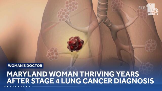 Woman thriving years after Stage 4 lung cancer diagnosis