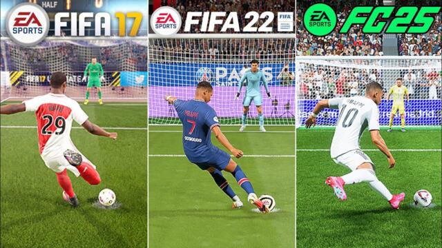 Kylian Mbappe Penalty In Every FIFA (FIFA 17 - FC 25)