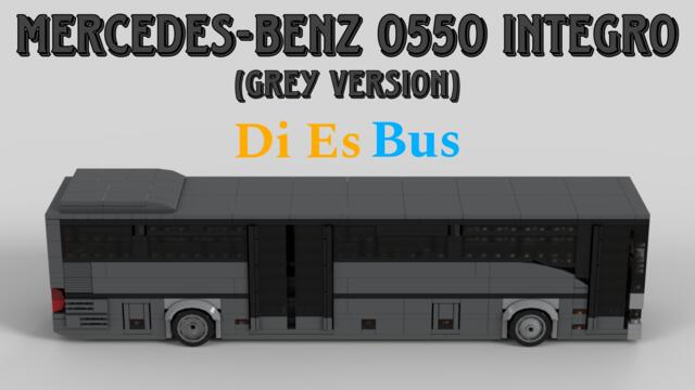 Lego Speed Champions Mercedes-Benz O550 Integro (Di-Es Bus Grey Version) | MOC Review + Tutorial