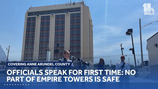 No part of Empire Towers is safe, county says