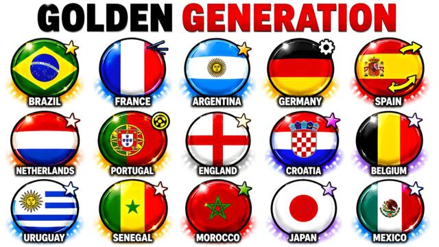 Every World Cup Team Golden Generation Explained