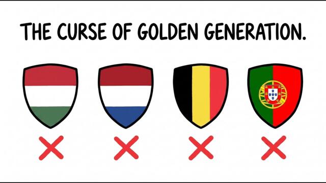 The Curse of the Golden Generation — Why the Best Teams Never Win Together