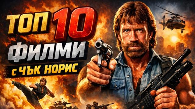 Топ 10 ФИЛМИ с ЧЪК НОРИС