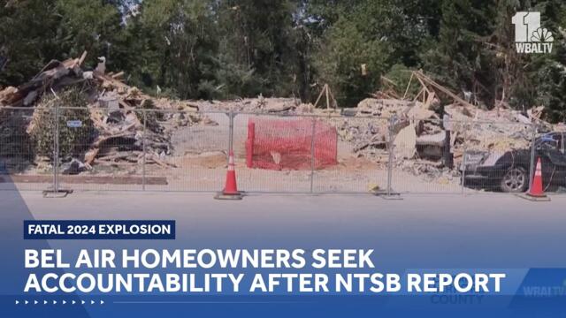 Bel Air homeowners seek BGE accountability after NTSB report