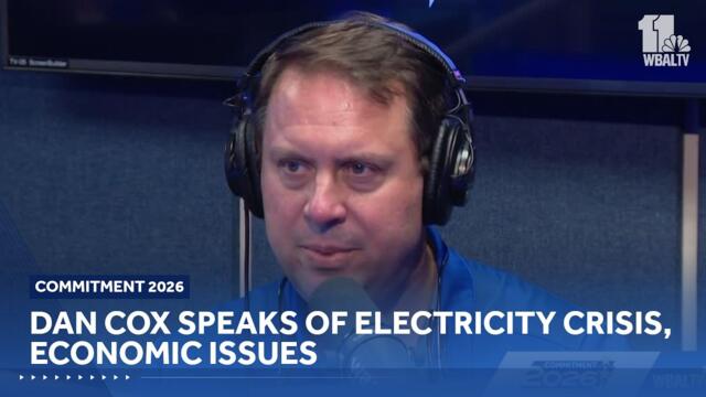 Dan Cox speaks of electricity crisis, economic issues in race for Maryland governor