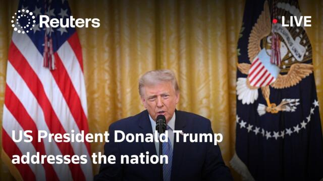 LIVE: President Trump gives a national address