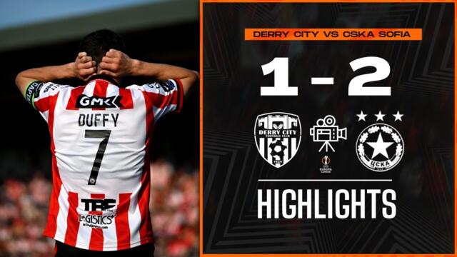 Derry City 1-2 (3-5) CSKA Sofia - UEL QR1 Highlights - 16/07/2026
